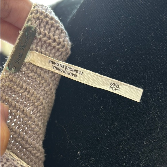 Free People City Of Stars Boat Neck Knit Peep Shoulder Sweater - Picture 8 of 8